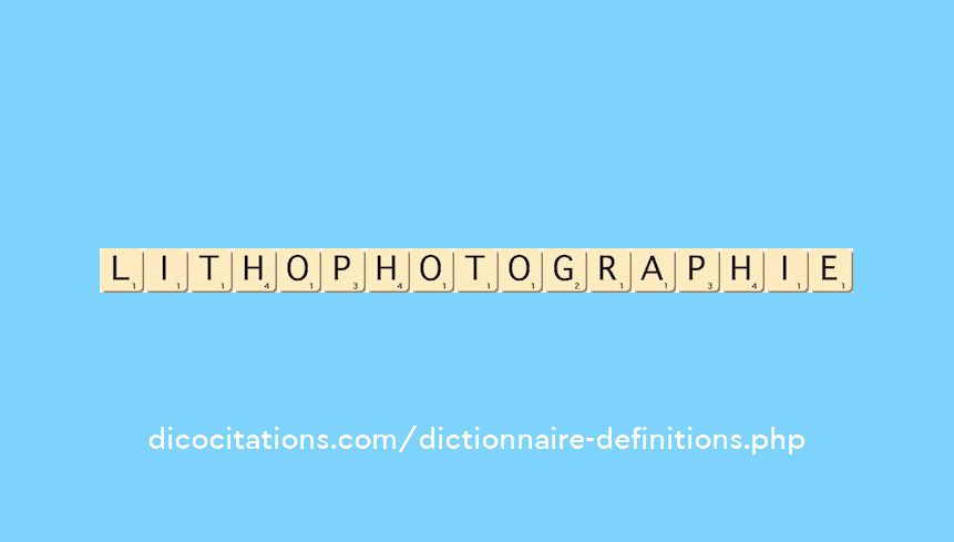 lithophotographie