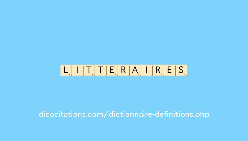 litteraires litteraires