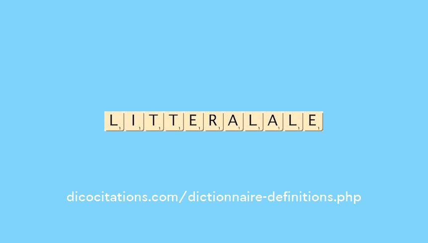 litteral--ale litteral--ale