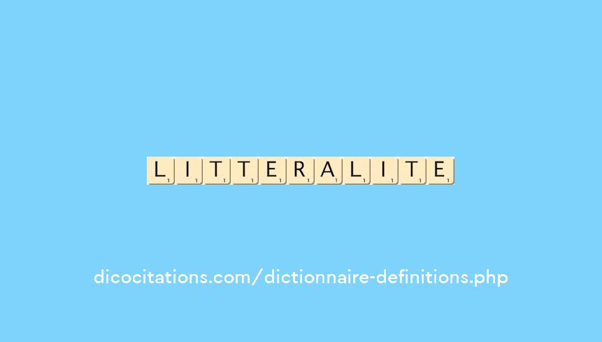 litteralite