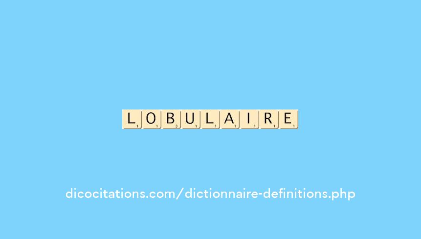 lobulaire lobulaire