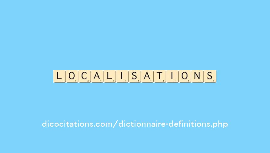 localisations