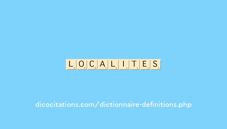 localites