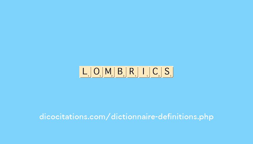lombrics lombrics