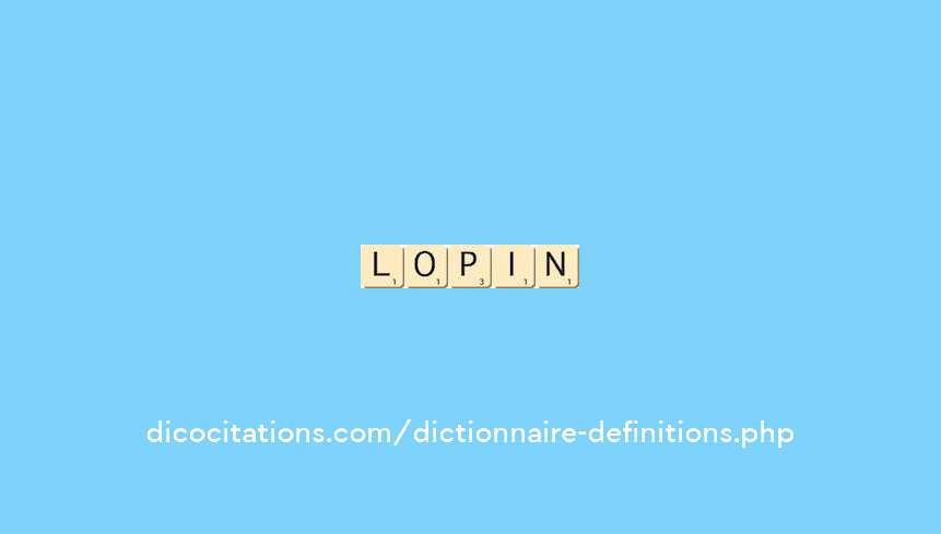 lopin