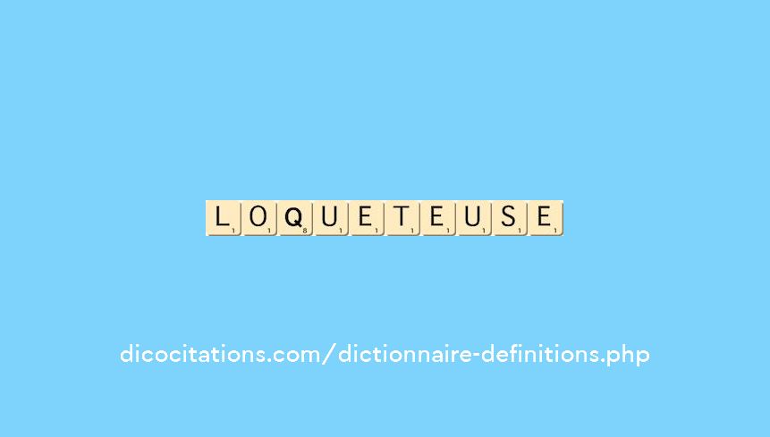 loqueteuse loqueteuse