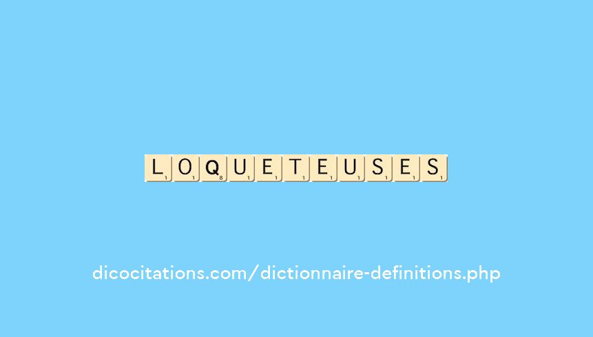 loqueteuses loqueteuses