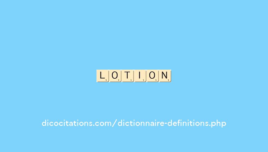 lotion