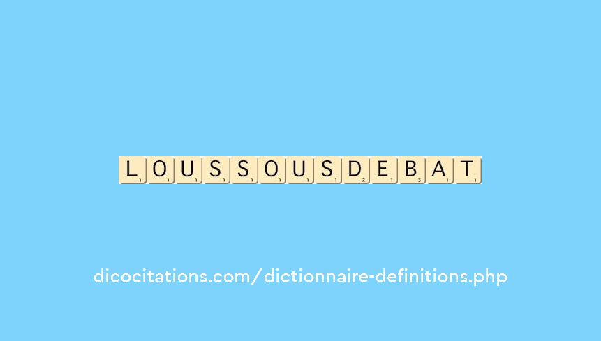 loussous-debat