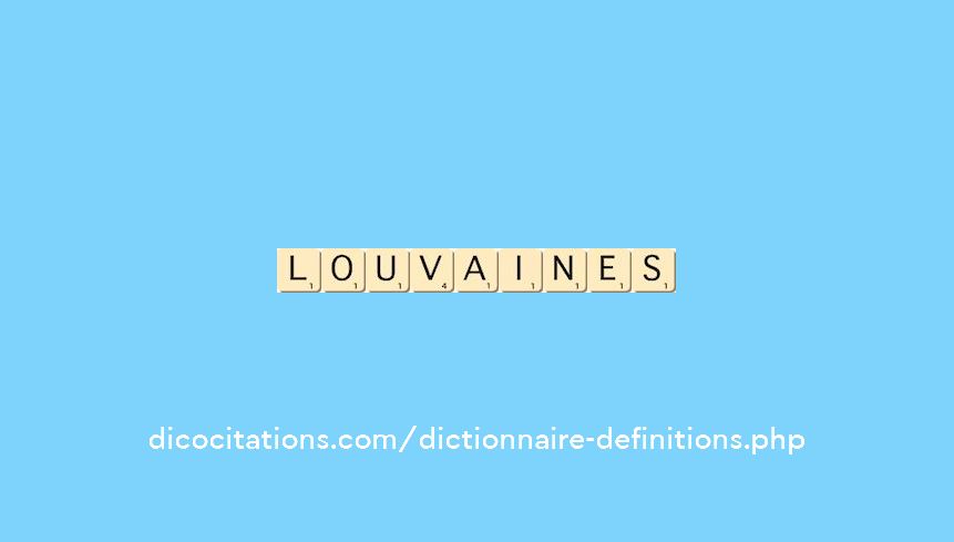 louvaines