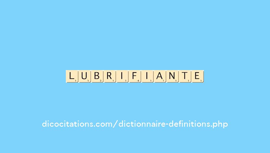 lubrifiante lubrifiante