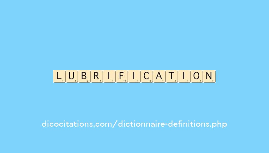 lubrification