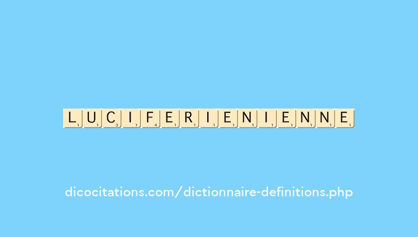 luciferien--ienne