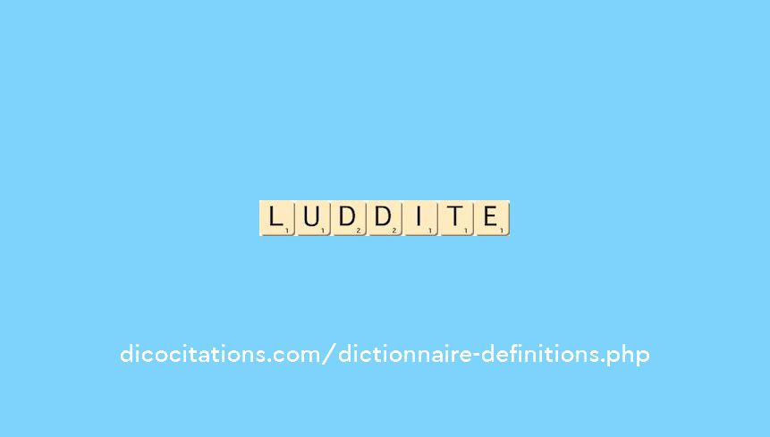 luddite luddite