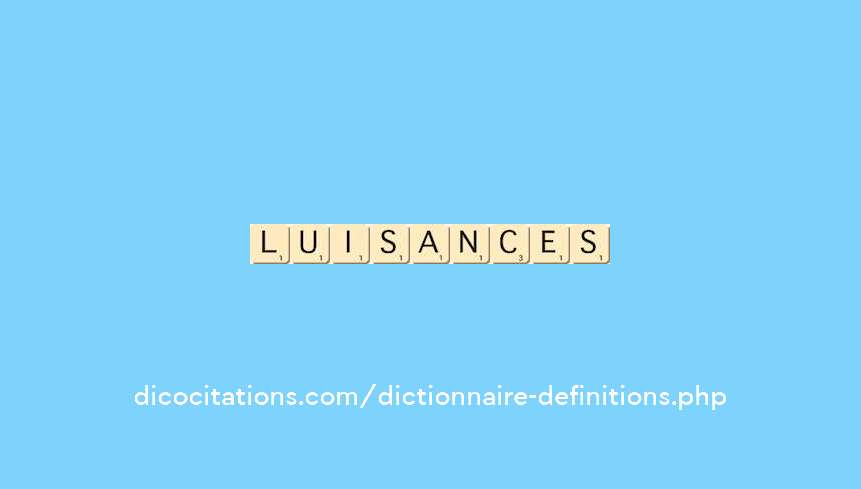 luisances luisances