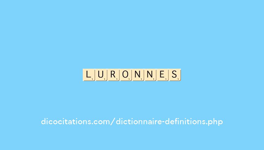 luronnes luronnes