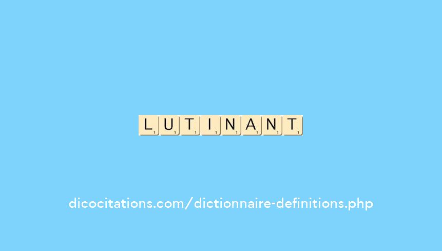 lutinant lutinant