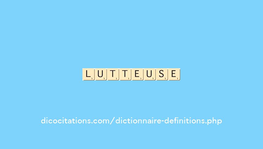 lutteuse lutteuse