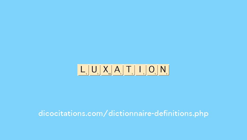luxation
