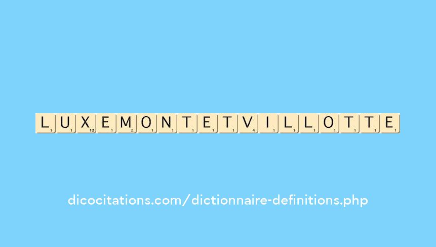 luxemont-et-villotte