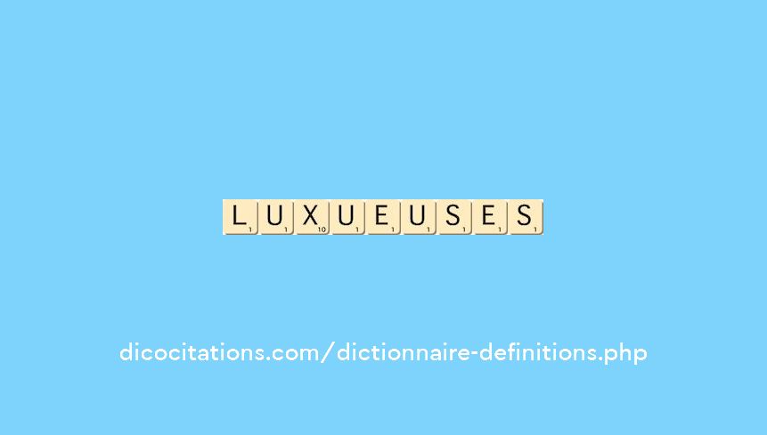 luxueuses luxueuses