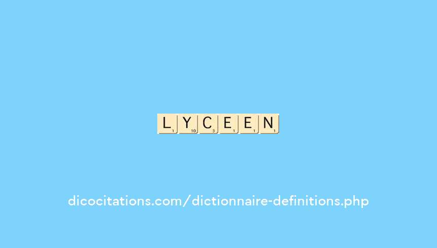 lyceen