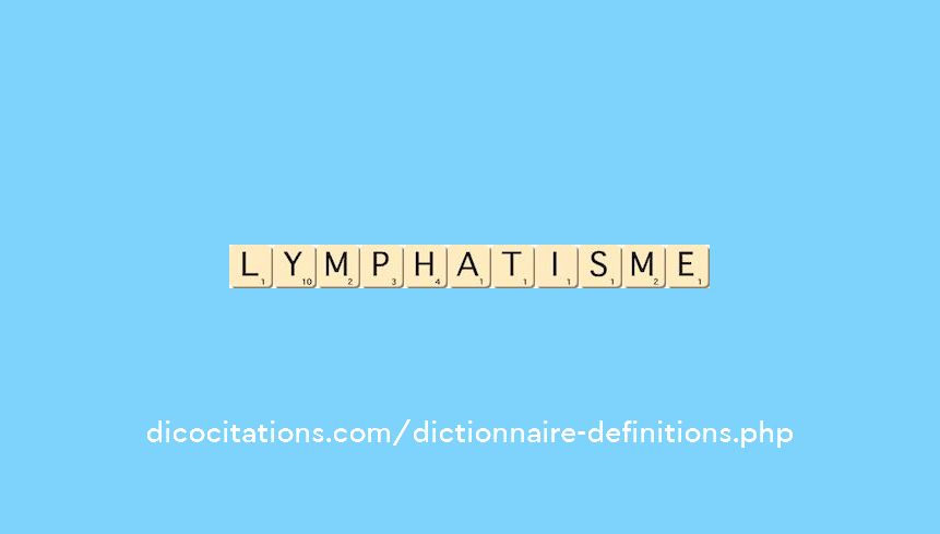 lymphatisme