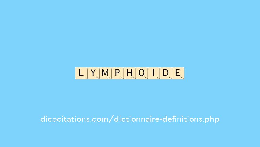 lymphoide lymphoide