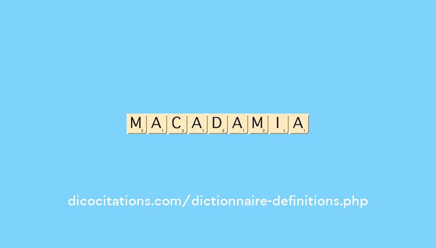 macadamia macadamia