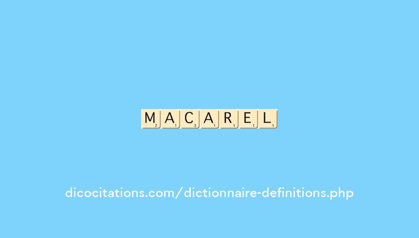 macarel macarel