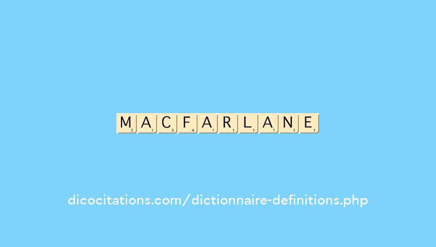 macfarlane macfarlane