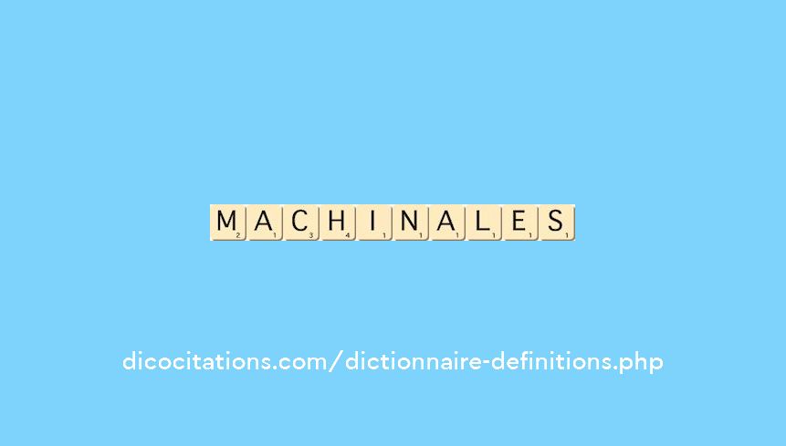 machinales machinales