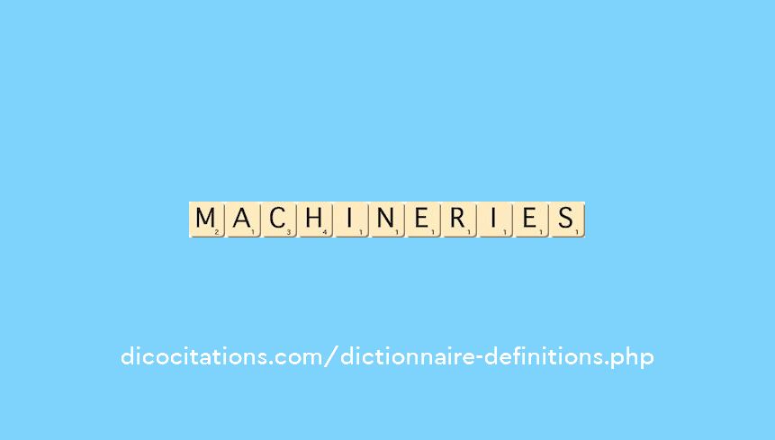 machineries