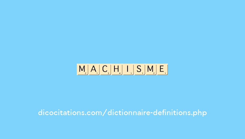 machisme machisme