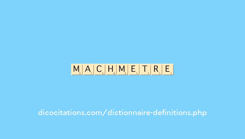 machmetre machmetre