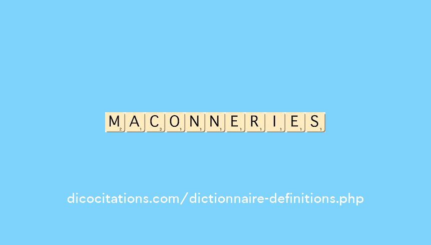 maconneries maconneries