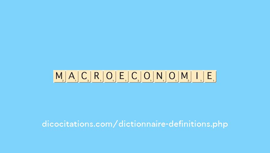 macroeconomie macroeconomie