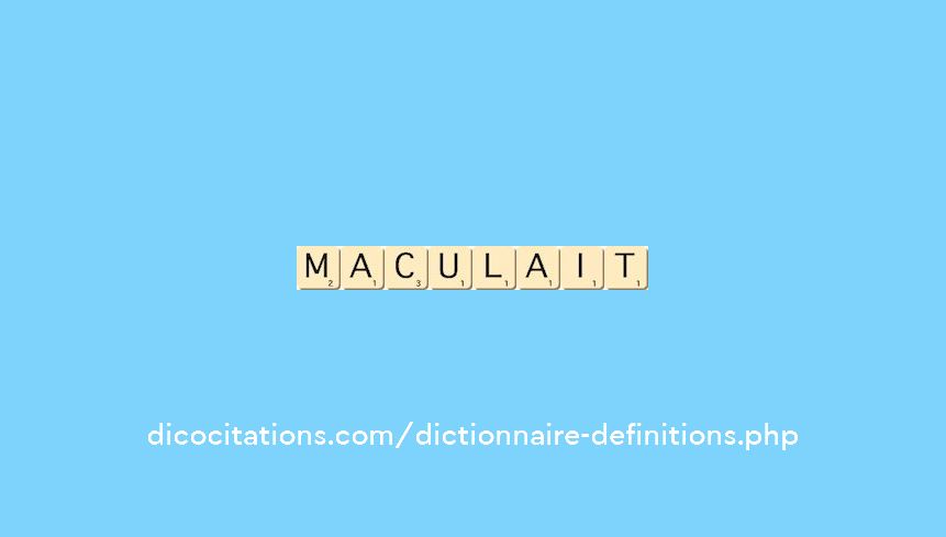 maculait maculait