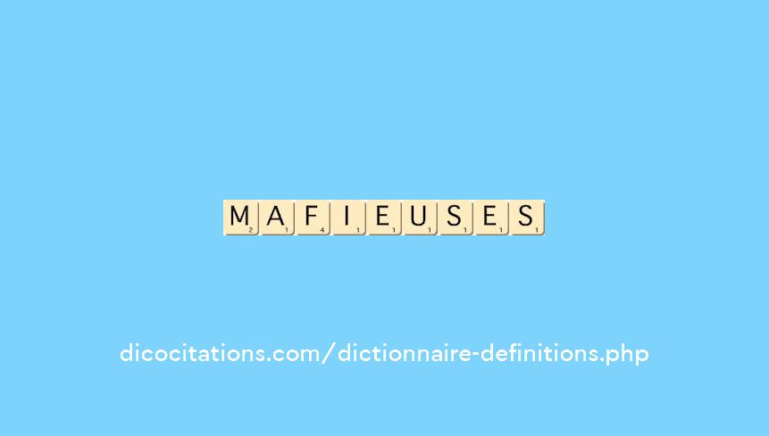 mafieuses mafieuses