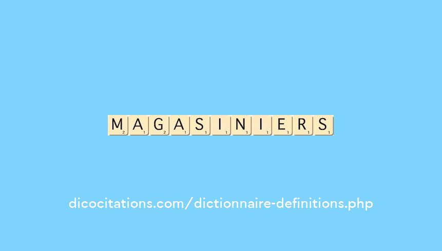 magasiniers magasiniers