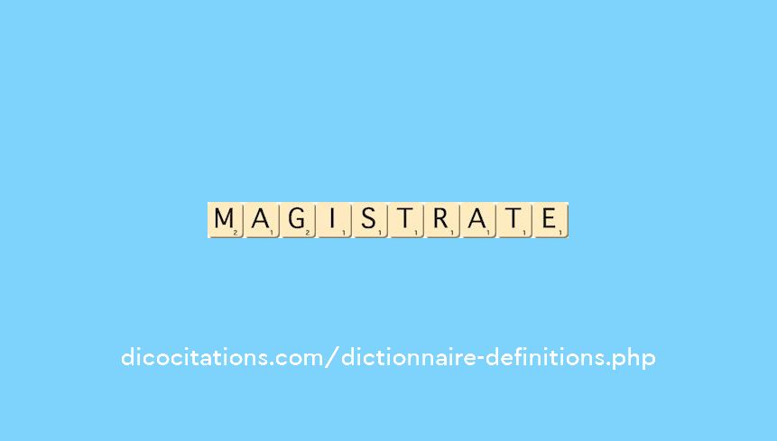 magistrate magistrate