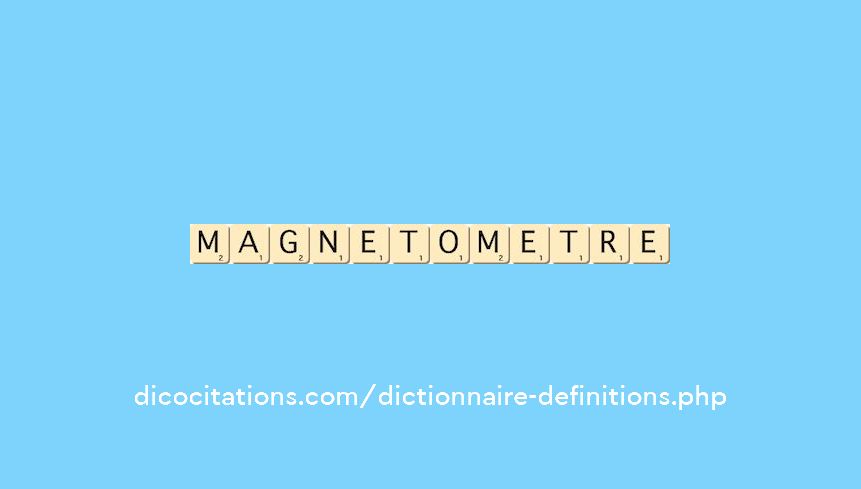 magnetometre magnetometre