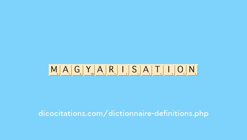 magyarisation