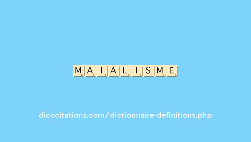 maialisme