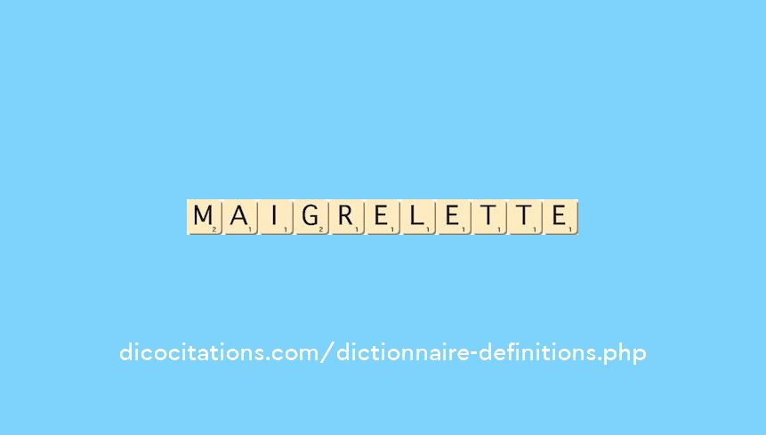 maigrelette maigrelette