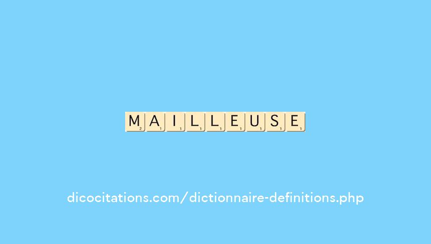 mailleuse
