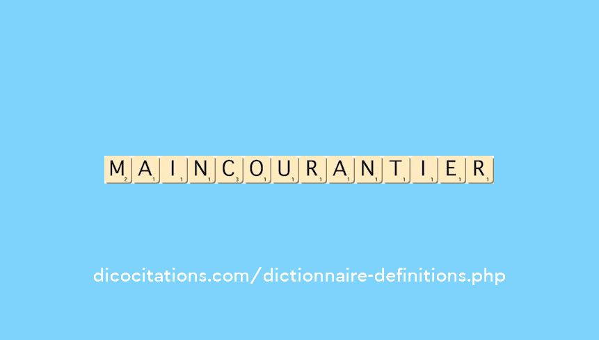maincourantier maincourantier