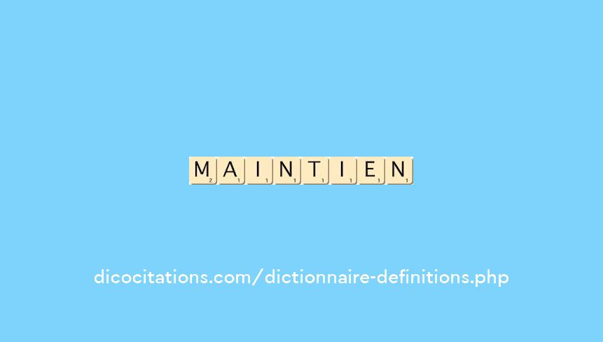 maintien