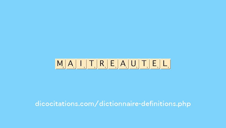 maitre-autel