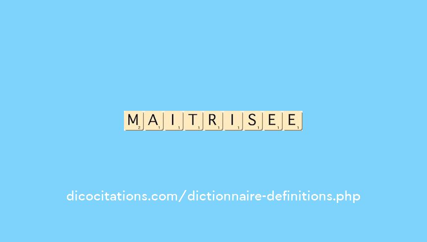maitrisee